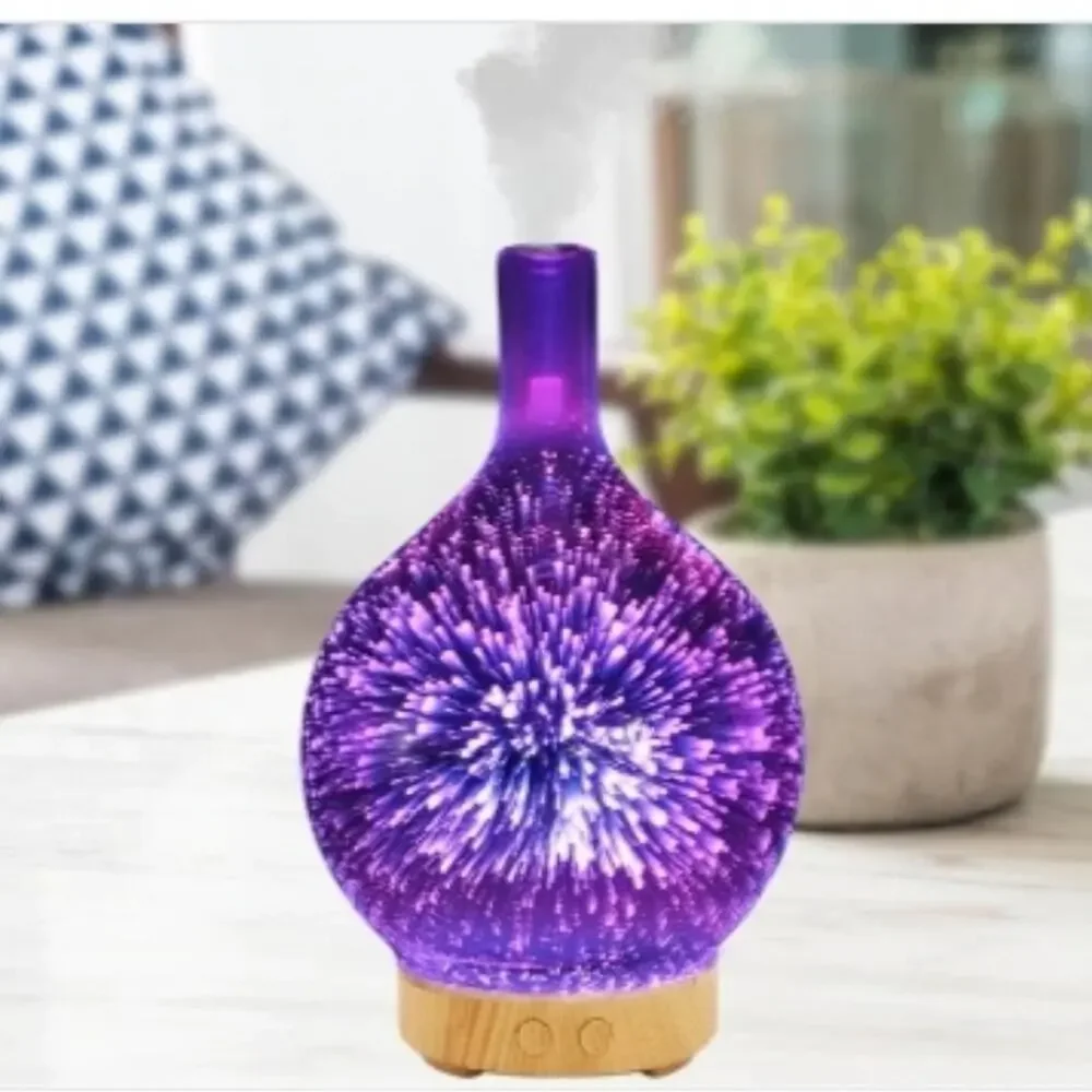 3D CHANGING LED LIGHTS AROMATHERAPY ESSENTIAL OIL DIFFUSER